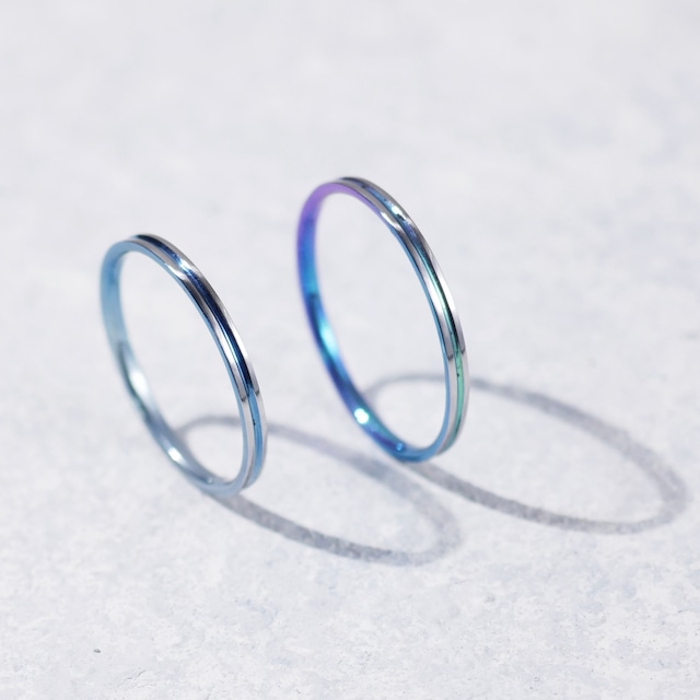 チタン製リング「決意」幅2mm