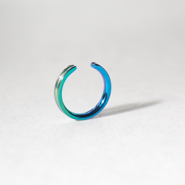 チタン製イヤーカフ 決意 幅2mm